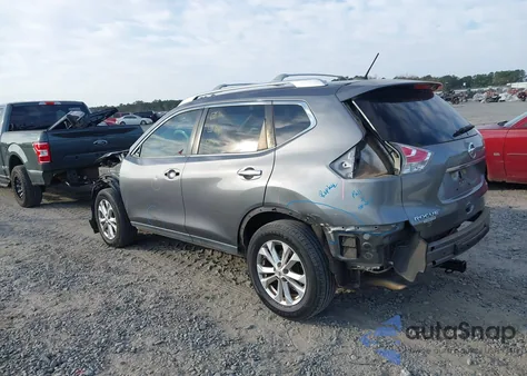 2016 Nissan Rogue Sv из США, поврежденный, VIN KNMAT2MT3GP660644